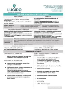 Google Adwords niveau avance pdf