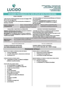 Les bases techniques du web HTML pdf