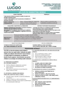 Les cles du marketing mobile pdf