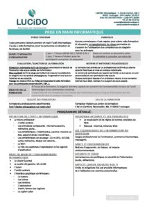 Prise en main informatique pdf