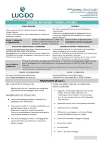 Google Adwords niveau avance pdf