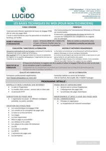 Les bases techniques du web HTML pdf