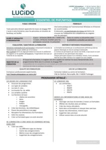 Lessentiel du PHP MySql pdf
