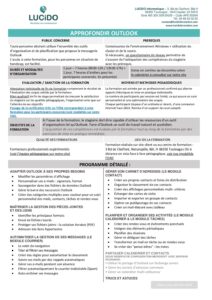 Approfondir Outlook pdf