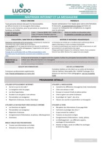 Maitriser internet et la messagerie pdf