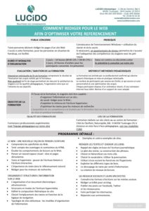 Rediger pour le web pdf